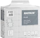 Katrin Plus Papierhandtuch Non Stop L 3 3-lagig W-Falz 20,3x32 cm Wide Zellstoff hochweiß 61600